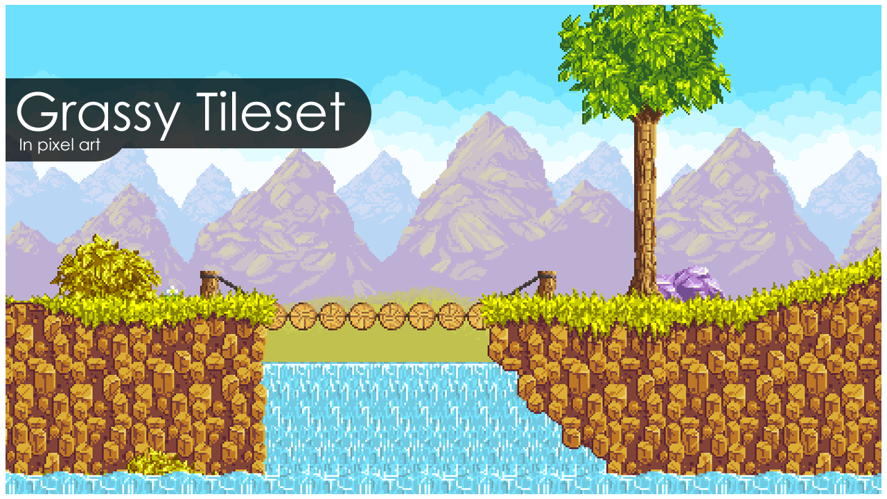 Grassy Tiles - Pixel by Desix | GameMaker: Marketplace